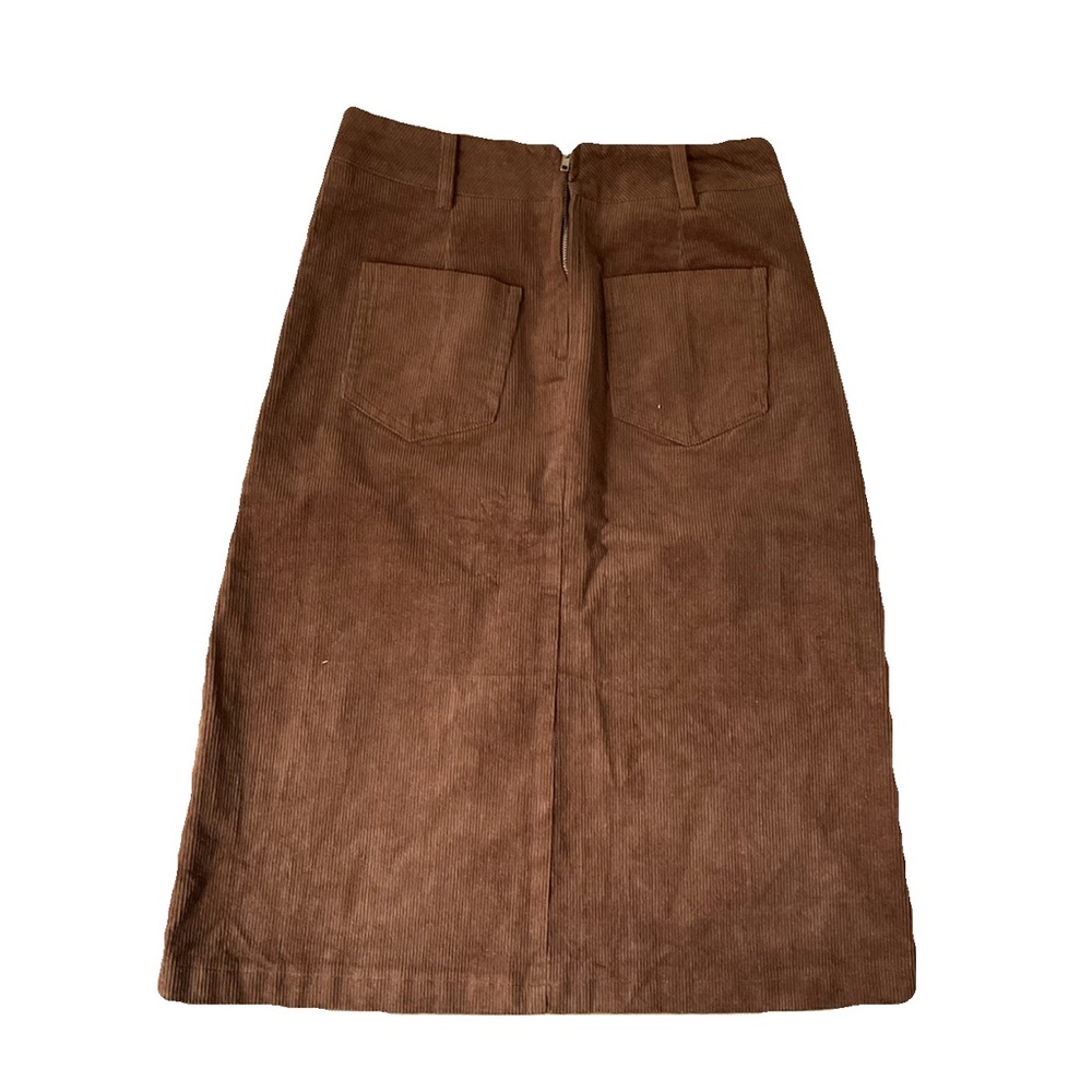 brown corduroy skirt